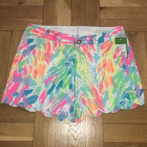 NWT SUPER FUN Lilly Pulitzer Buttercup Shorts 2